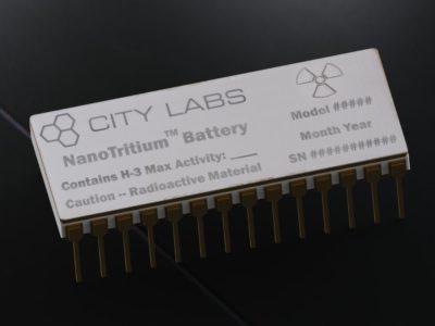28 pin nanotritium battery