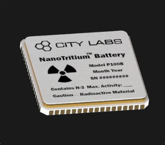 Products: Low-to-Medium Wattage Tritium Batteries & Betavoltaic Batteries | City