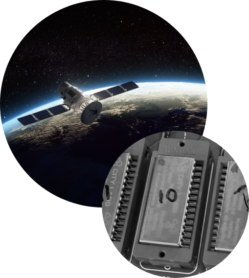 Small Satellite in Space