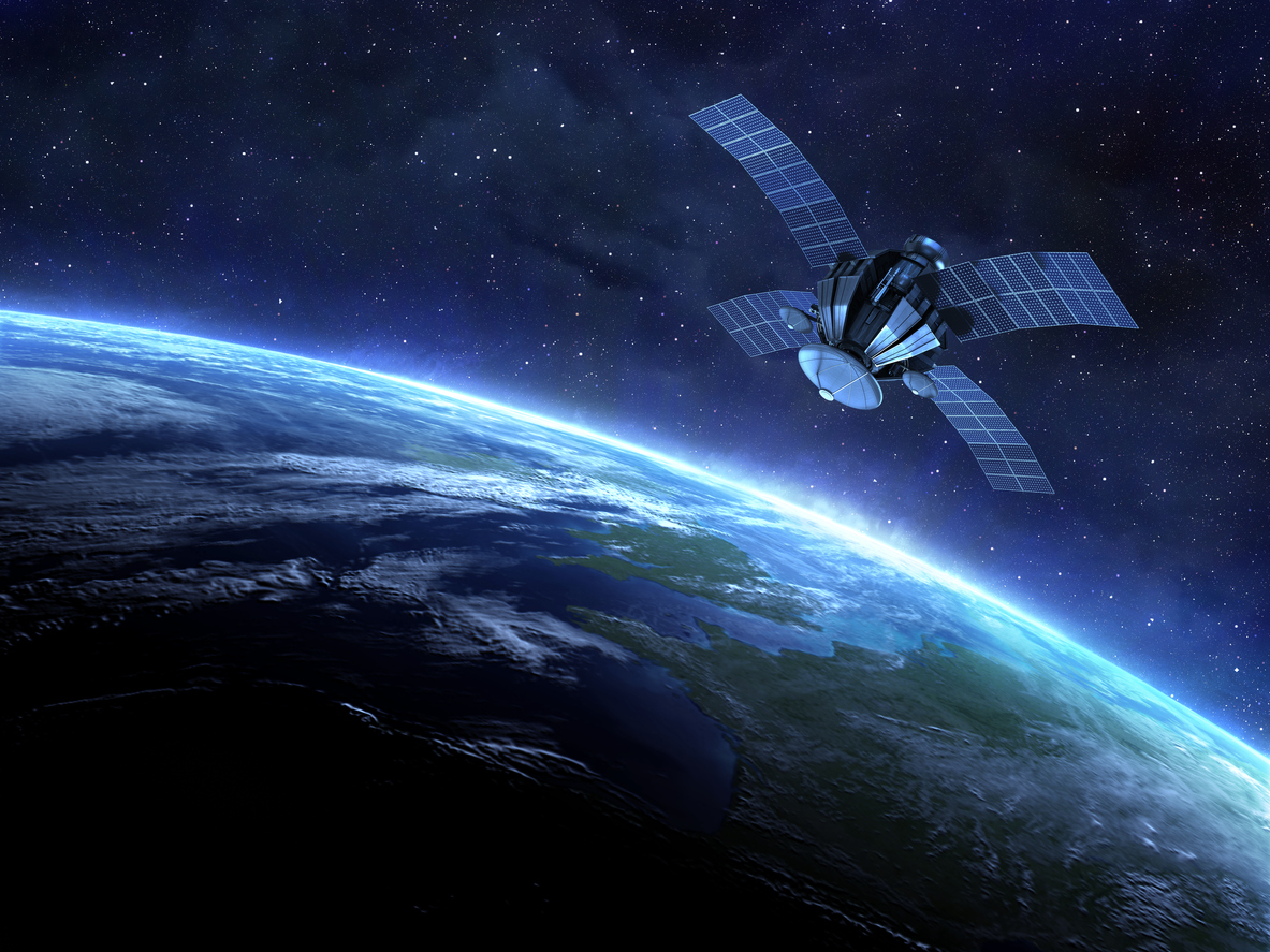 satellite in the low earth orbit