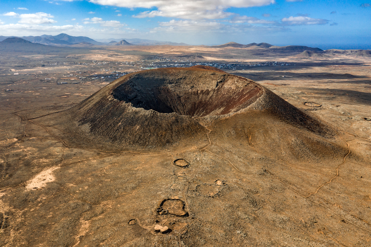 monitoring volcano activity remote battery
